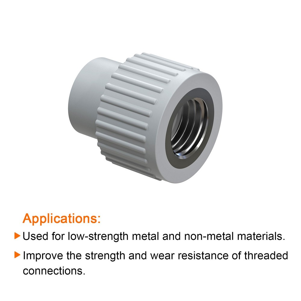 20pcs 3/8-16 UNC 2D 19mm Stainless Steel Helical Wire Threaded Inserts