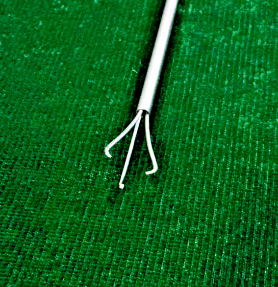 Hysteroscopy PCNL Tripronge Forceps 7FR 40cm Round Handle Reusable Instruments