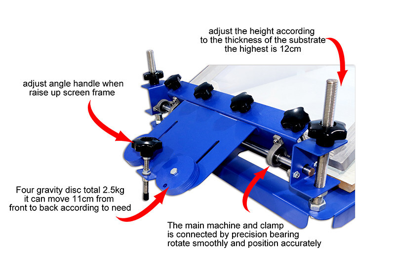 30x24Inch Micro-registration Screen Printing Machine Screen Printer DIY 1 Color