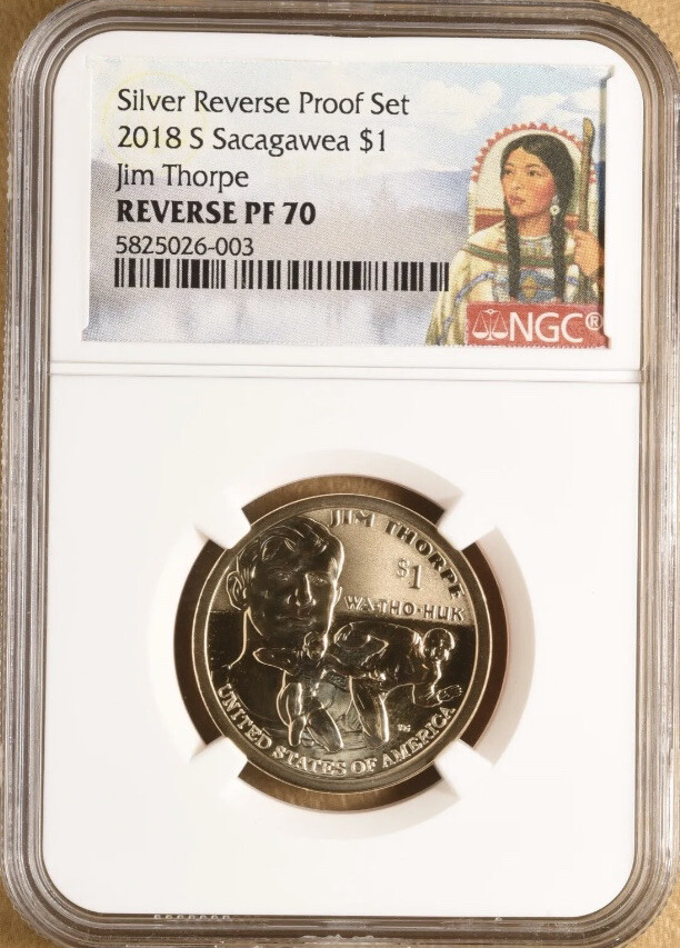 2018 Sacagawea Dollar NGC REVERSE PF70💥FLAWLESS QUALITY💥
