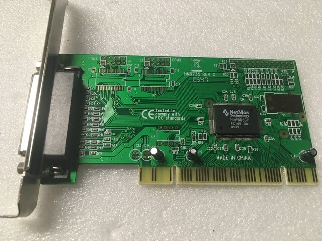 NetMos  Parallel Port Controller Card PCI Model SD-PCI-1P NM9735 rev C