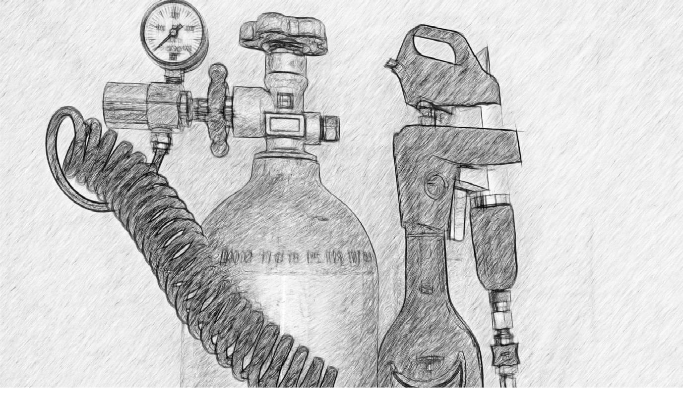 Argon Wine Adapter® w/ Regulator , 10ft coiled hose compatible with Coravin