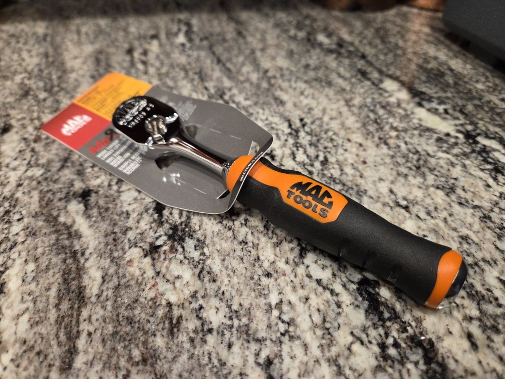 Mac Tools Max90 1/4" Soft Grip Ratchet - ORANGE
