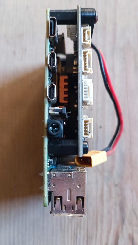 Raspberry Pi based controller with expansion board for heater and fan control.