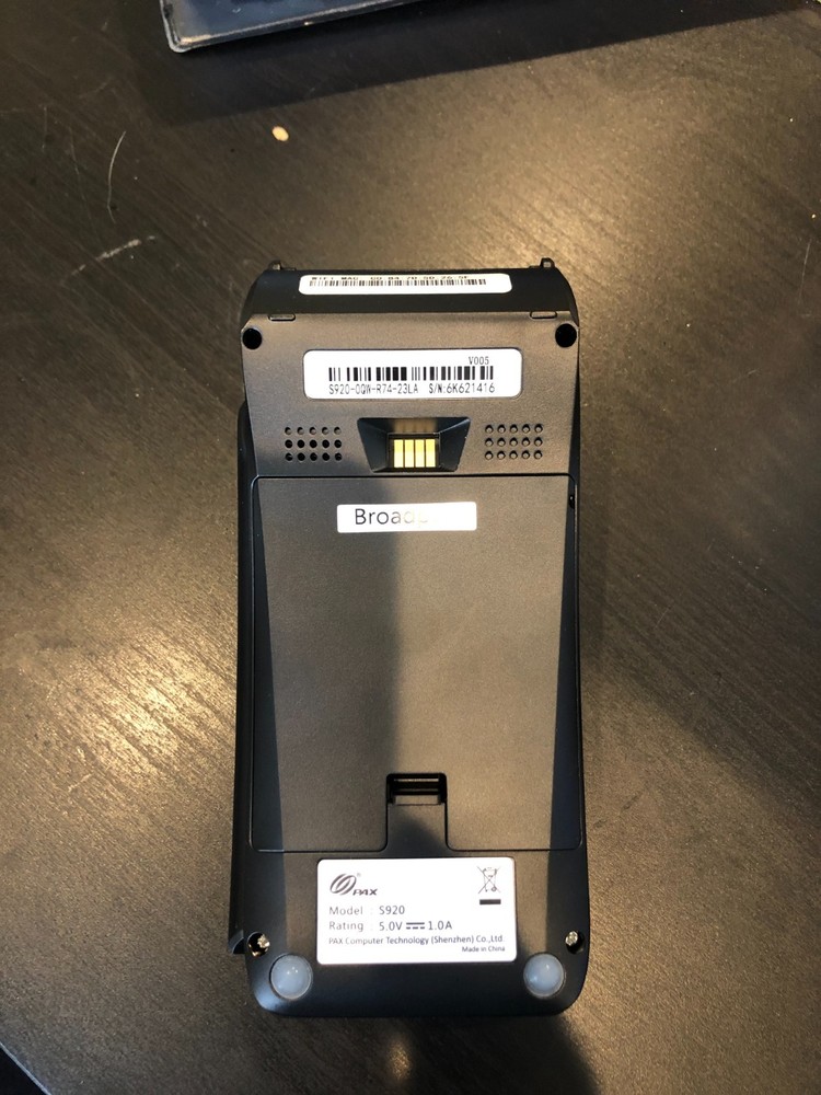PAX S920 Wireless Terminal