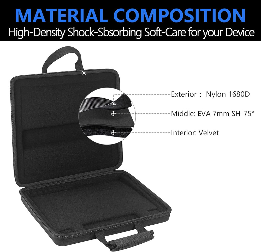 Premium Velvet Hardshell Case Compatible with Native Instruments Maschine+Plus C
