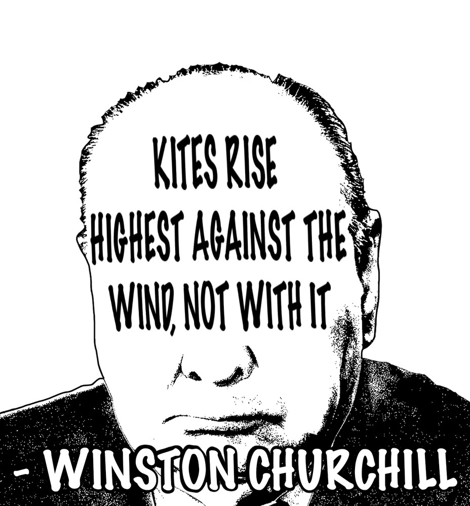 Winston Churchill Quote Sticker Collection