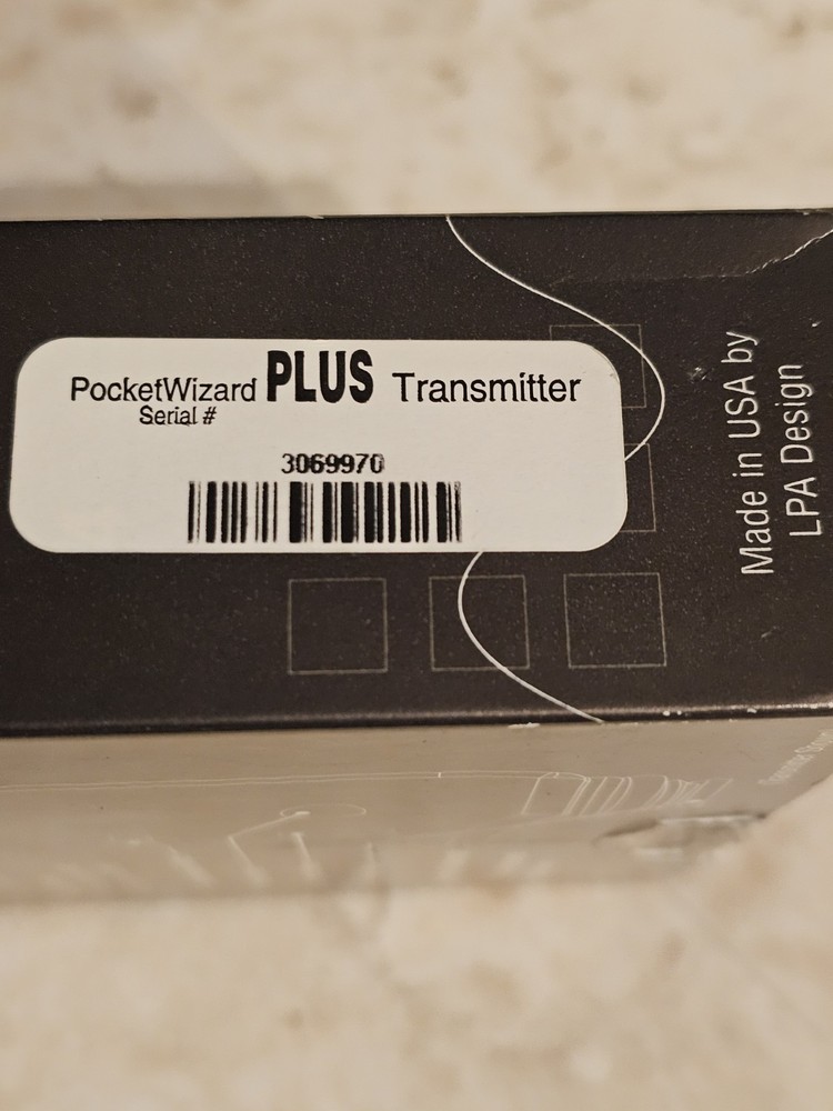 *Open Box* Pocket Wizard Plus Digital Transmitter and Receiver