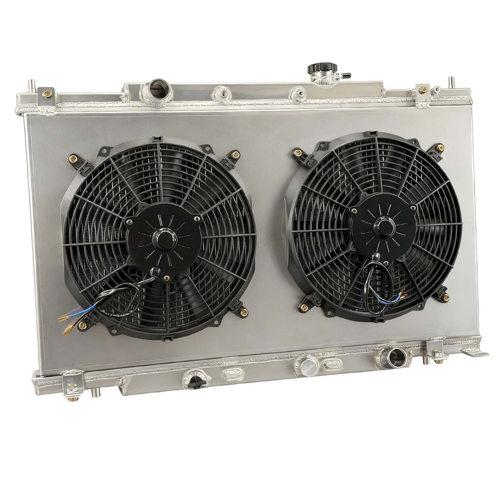 MT For Honda Element CR-V EX EX-L LX 2002-2006 Aluminum Radiator+Fan Shroud