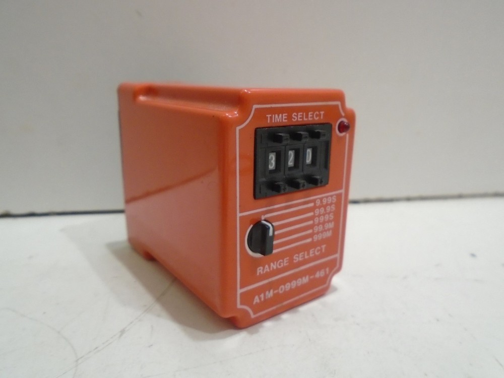 NCC A1M-0999M-461 MULTIPLE RANGE TIMER 120VAC 8-PIN 10A