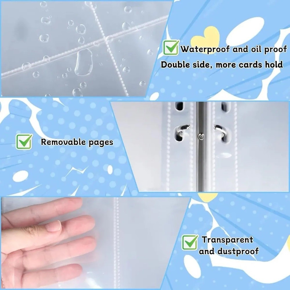 Game Controller Design 3-Ring Binder with 4-Pocket Removable Waterproof Pages