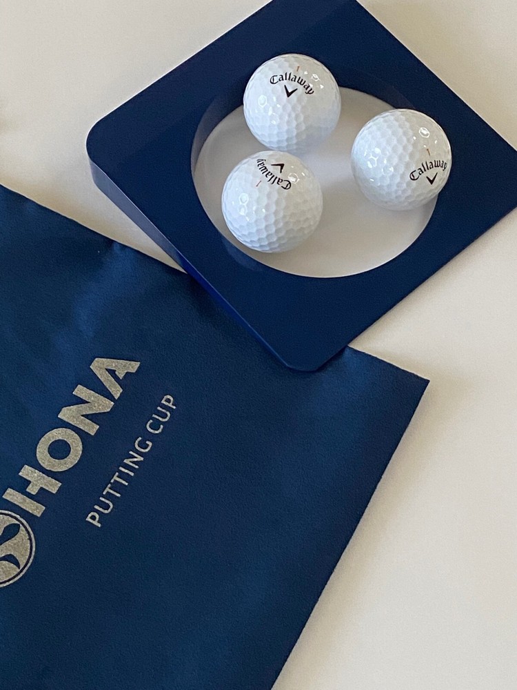 New Hona Golf Solid Heavy Metal Practice Putting Cup Bundle