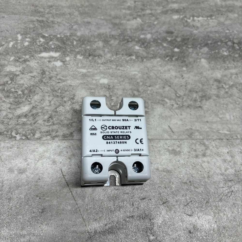 Crouzet 84137480N Solid State Relay, Single Phase, Panel Mount, 90 Amp, New