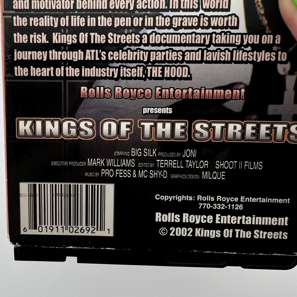 Kings of the Streets VHS 2002 Big Silk Autographed Hip Hop Documentary