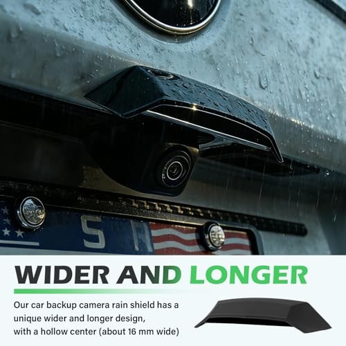 Upgraded Backup Camera Rain Shield for Car,Silicone Rear View Backup Camera