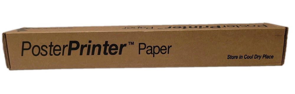 Varitronics Thermal Transfer Plus TTP Poster Printer Paper Blue On White 23 In.