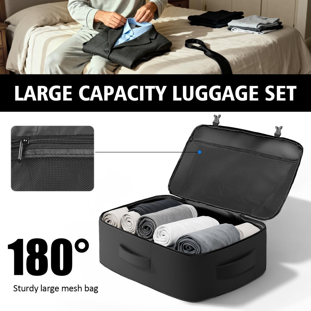 Travel Backpack For Men, Extra Large 50L Flight Approved Carry on Backpack, E...