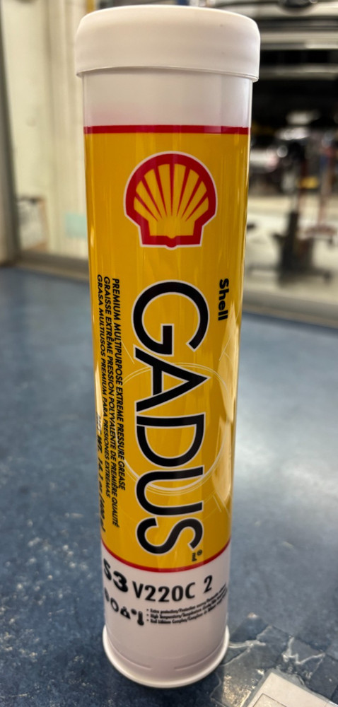 SHELL GADUS HIGH PERFORMANCE MULTIPURPOSE EXTREME PRESSURE GREASE S2 V220 QTY 1
