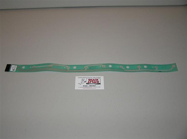 DIXIE NARCO 276E, 501E, 600E SODA VENDING MACHINE SELECTION MEMBRANE HARNESS