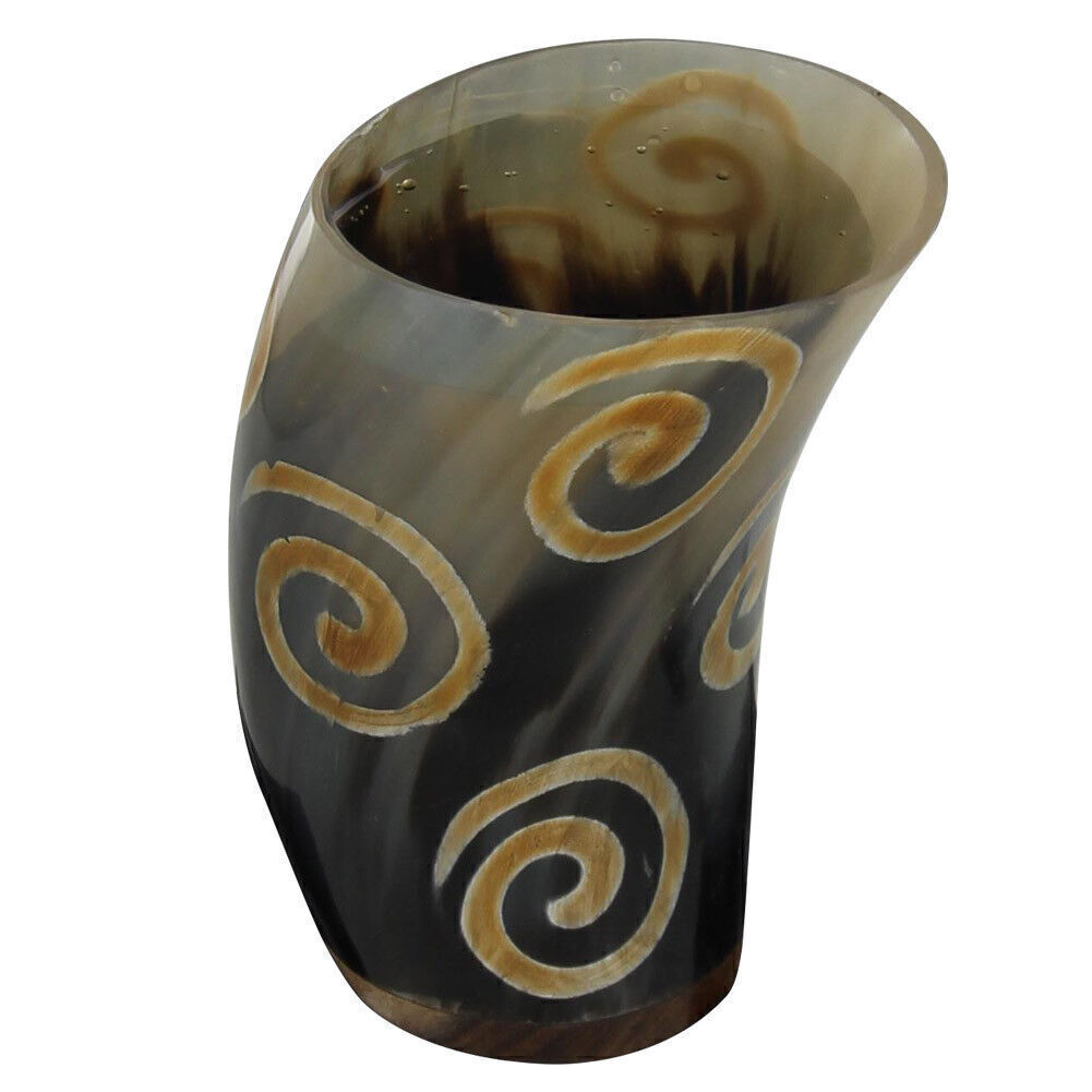 Handmade Horn Tumbleweed Medieval Drinking Horn Tumbler Cup
