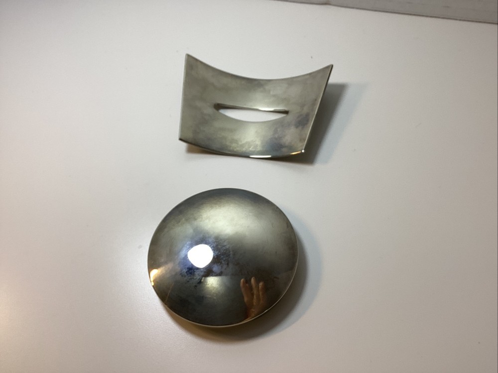 Chrome Quartz Desk Clock Works