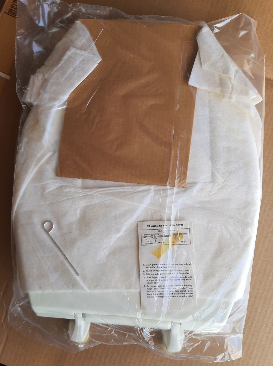 Toilet Seat American Standard Church Seat C-252 Elongated Bowl Off White