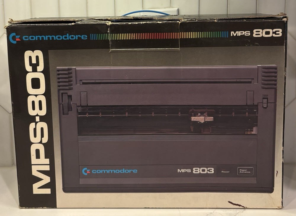 Commodore MPS-803 Dot Matrix Printer POWERS ON. For Parts Only. See Video ▶️