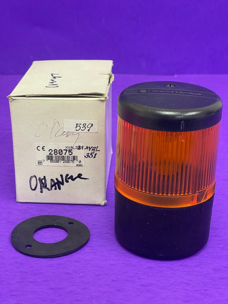 New Telemecanique XVAL351 Beacon Stack Light Module Orange