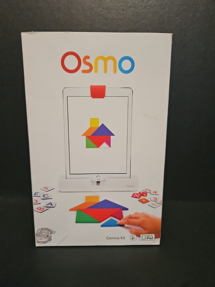 Osmo Genius Starter Kit for iPad Interactive Learning System Base Tiles Apps Etc