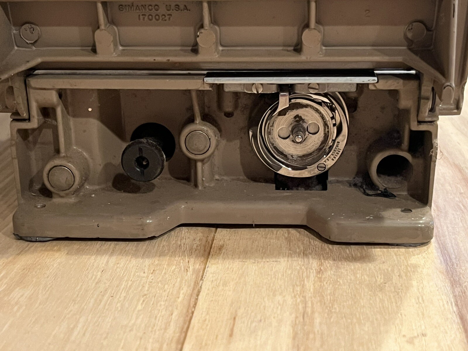 Vintage Heavy Duty Singer 301A Sewing Machine w/ Case & Original Accessories.