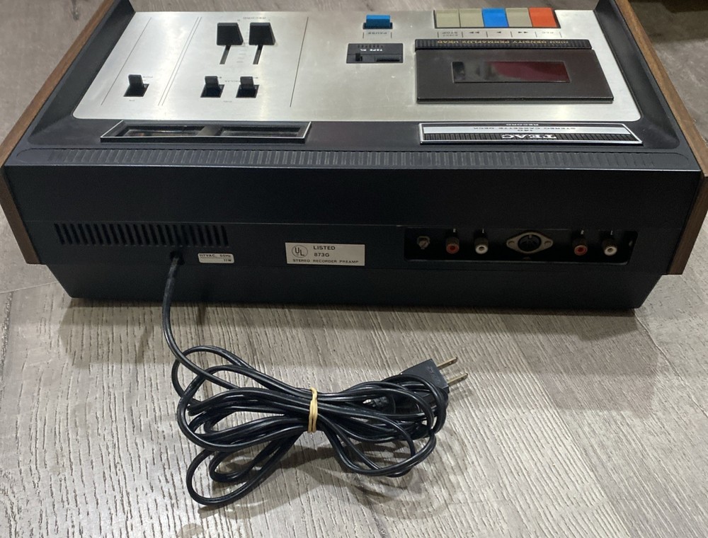 TEAC 140 Stereo Cassette Deck - Good Working Condition