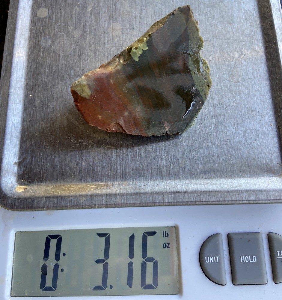 Unique Colorful Jasper Rough 3.16 Oz