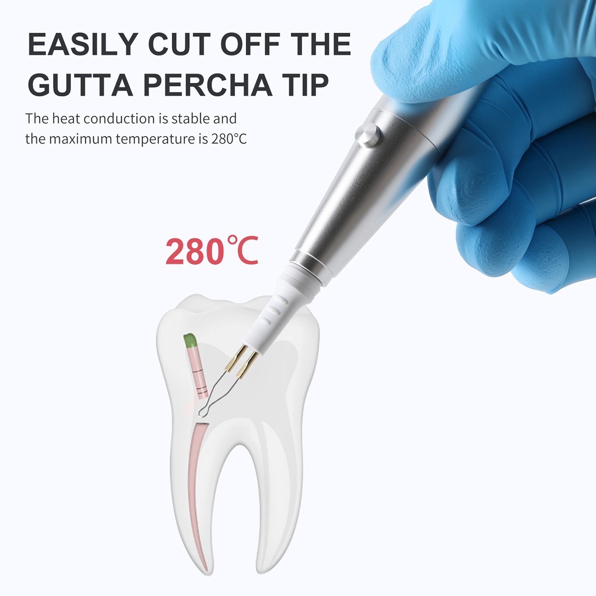 Dental Wireless Metal Endo Gutta Percha Cutter /Gutta Percha Points F1 F2 F3