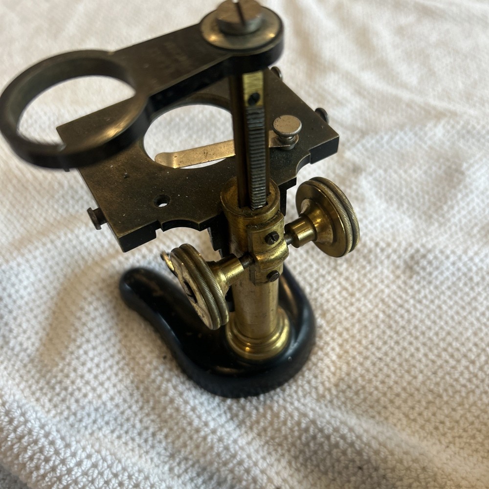 Leitz Wetzler brass field microscope,