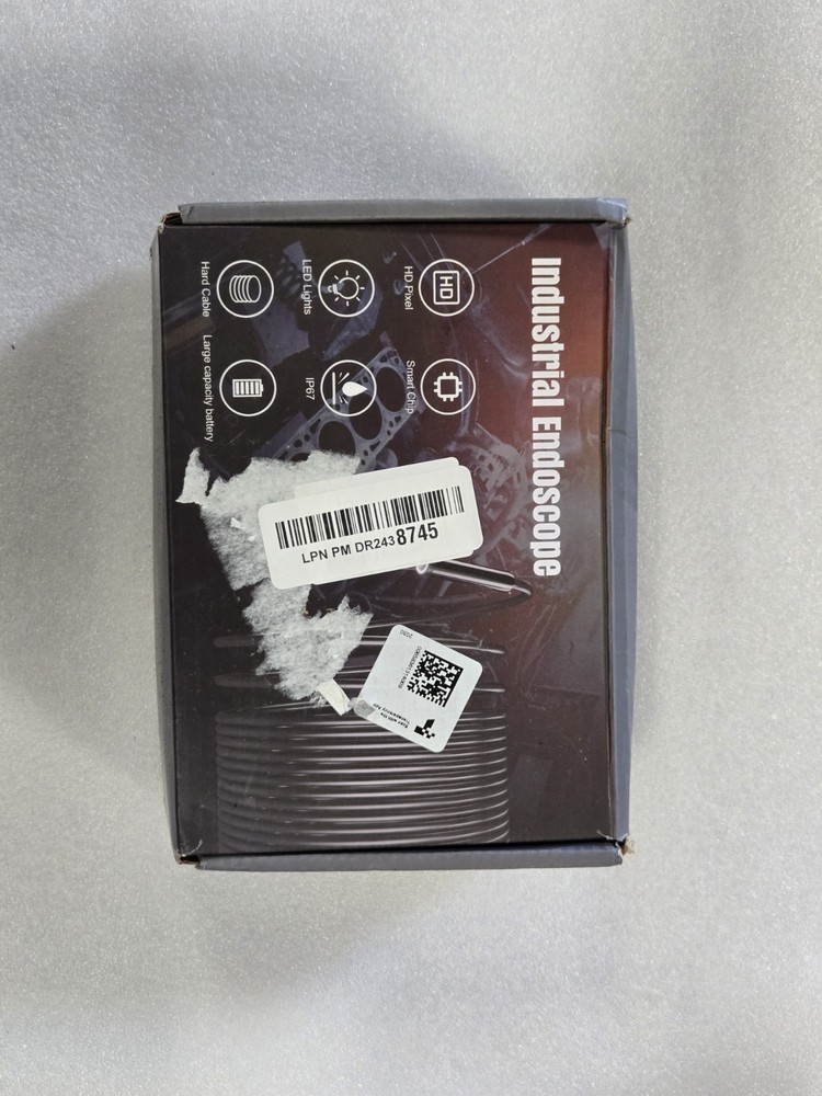 Industrial Endoscope Borescope Camera with 4.3" LCD, HD Inspection, LED.