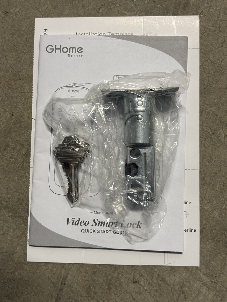 G Home Video Smart Lock KD9 (Missing nails)