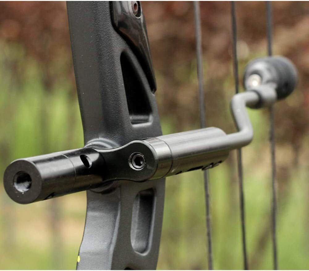 Archery Compound Bow String Stop Suppressor Stabilizer Bracket Mount Silencer