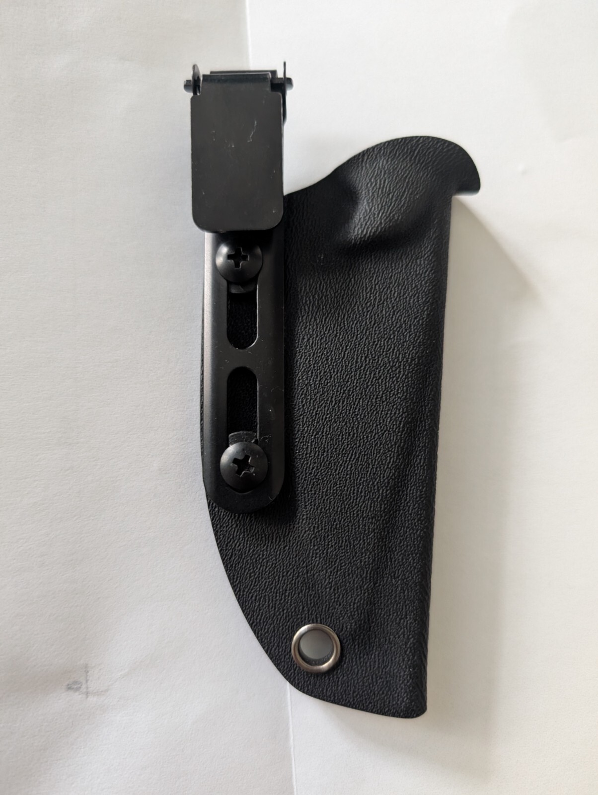 Fixed Blade Clip for Belt-Less Pocket edc Carry for Kydex Leather Sheath Pocket