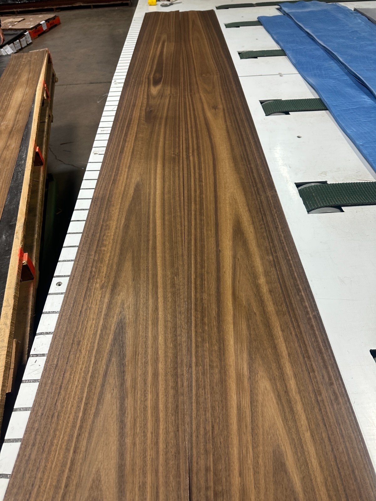 Bocote Raw Wood Veneer 2 sheets 122'' x 10'' 49C