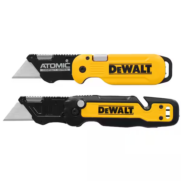 Dewalt Push And Flip Folding Utility Knife Set