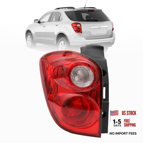 Tail Light Assembly Compatible With 2010 2011 2012 2013 2014 Left Driver Side