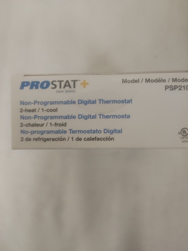 Prostat+ Model PSP2100 Non-Programm Thermostat Digital Heat Pump