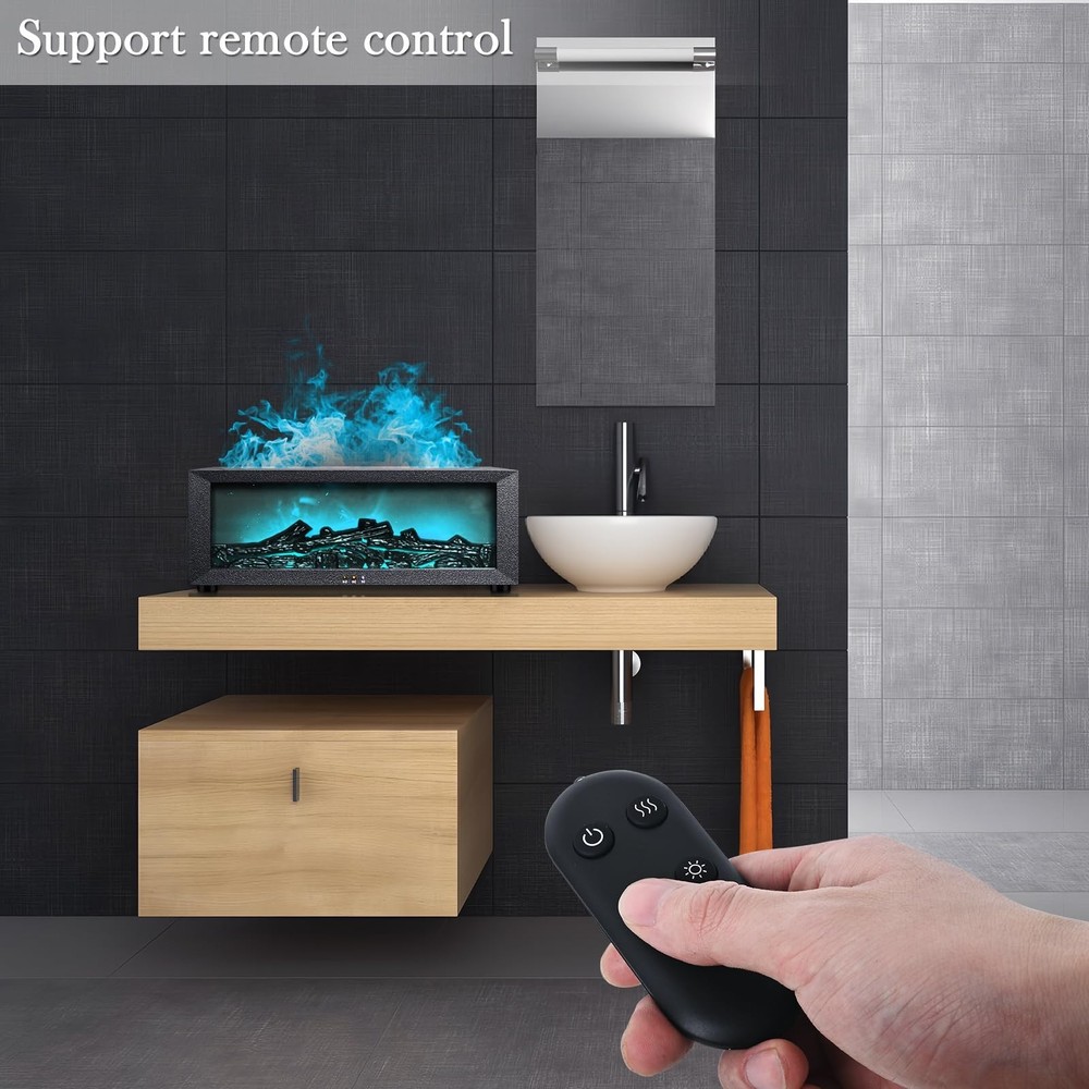 Fireplace Aroma Diffuser with Remote Control - 7 Color Changing LED... Fast Ship