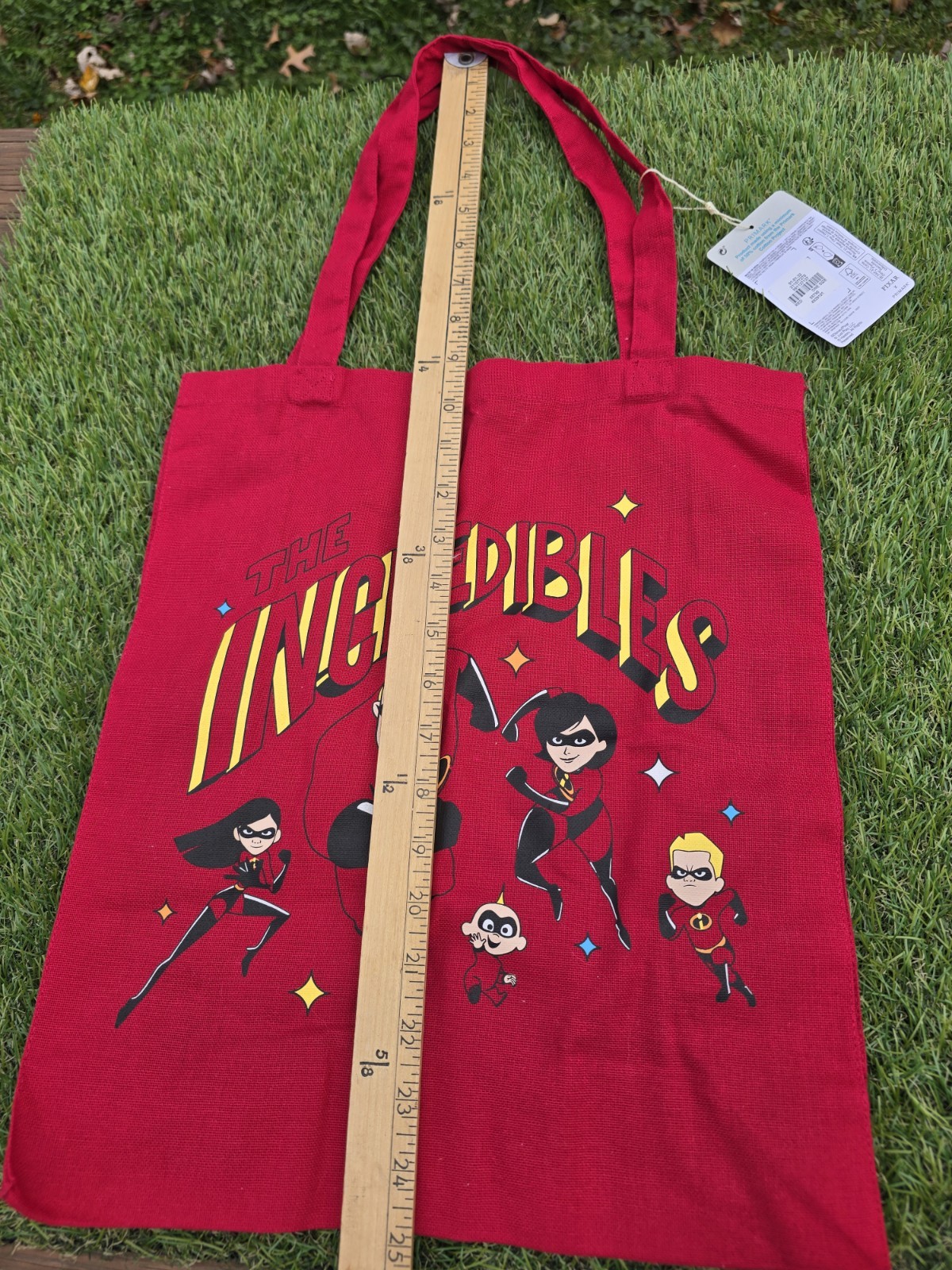 The Incredibles Primark Exclusive Tote Bag New with Tags Pixar Authentic Merch