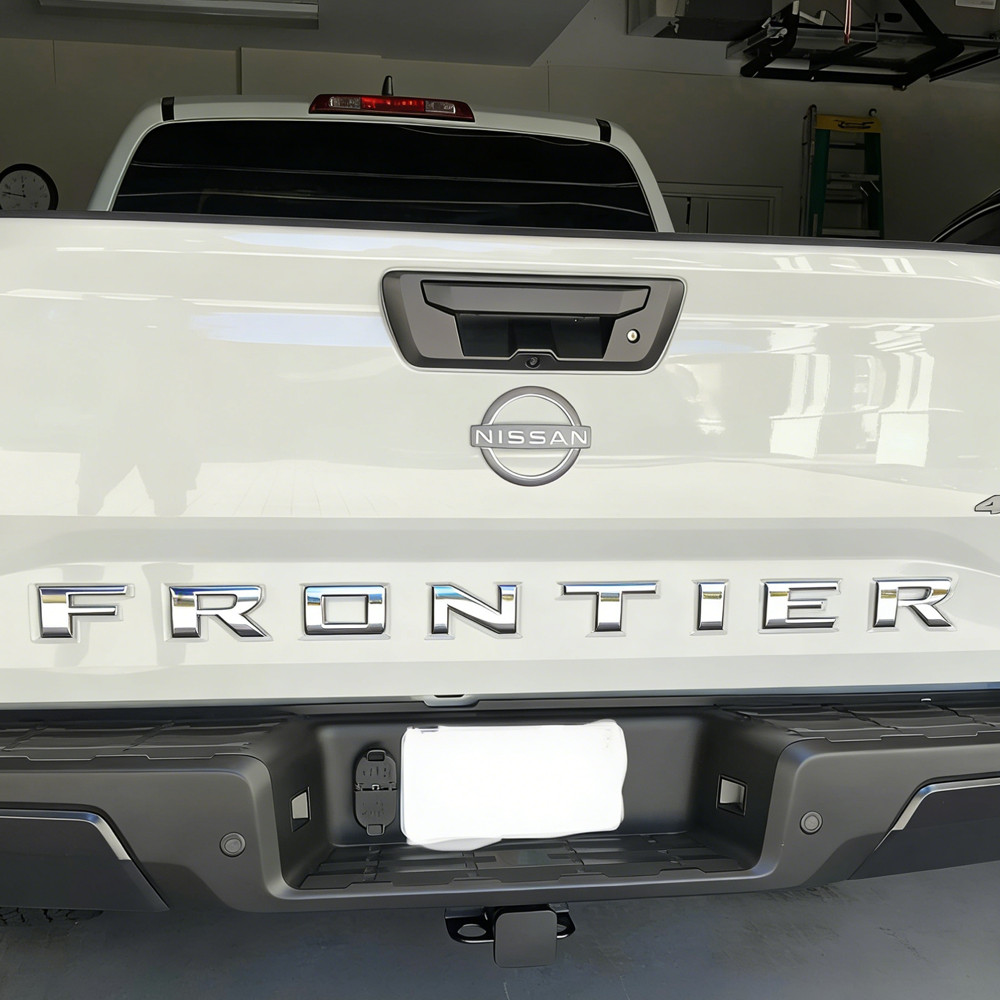 2022-2026 Tailgate Inserts Letters For Frontier Chrome 3D Raised Emblem Badges