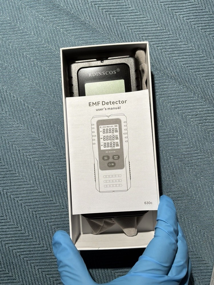 RDINSCOS 630c EMF Detector Meter EMF Meter with User Manual