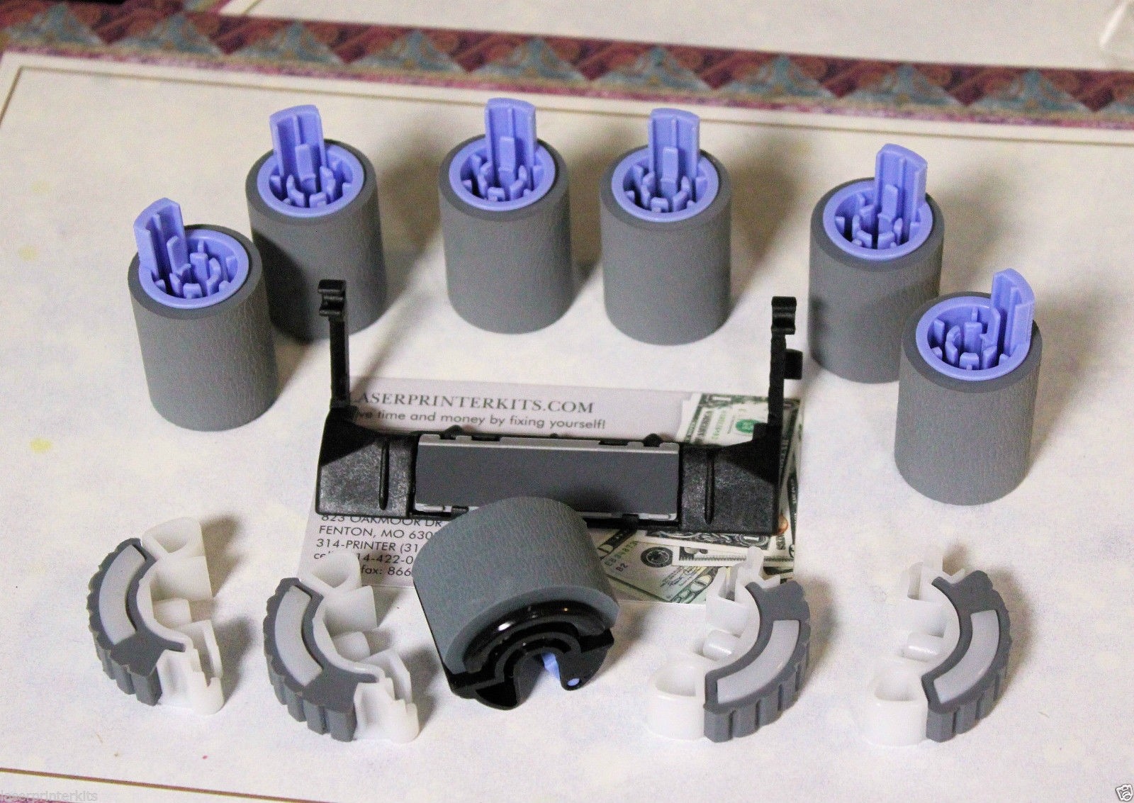 HP LASERJET 4000 4050 MAINTENANCE KIT PAPER FEED JAM ROLLER + INSTALLATION VIDEO