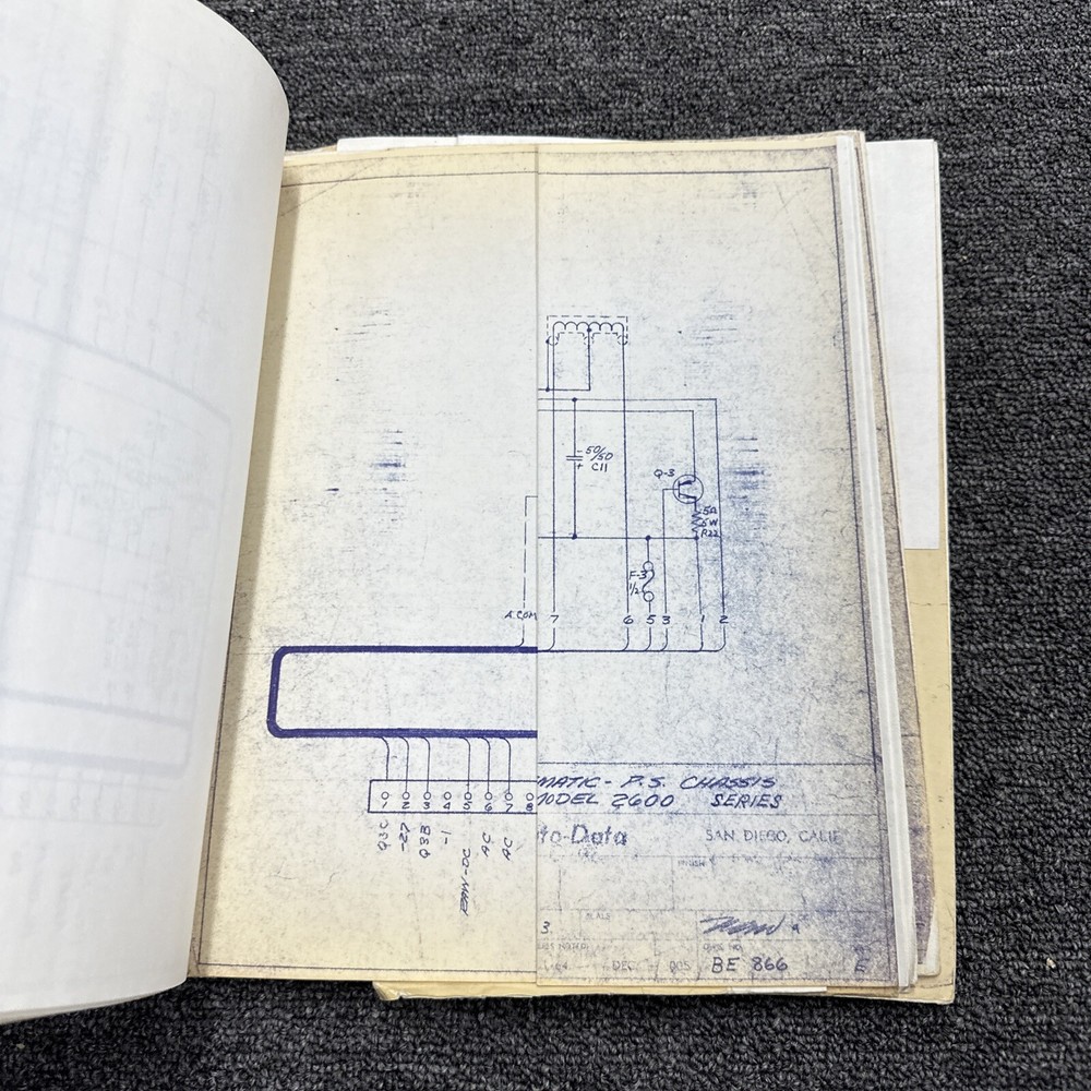 Auto Data Model 2643 Digital Voltmeter Instruction Manual