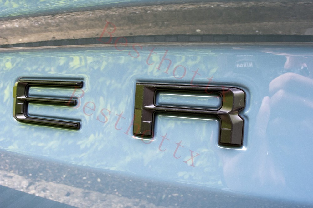 Matte Black 3D Plastic Tailgate Insert Letters for Ford Maverick 2022+ Tailgate 