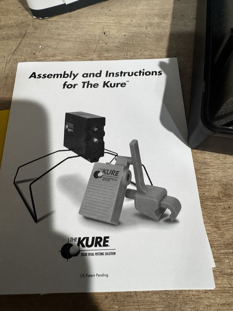The Kure Total Putting Solution Laser Golf Training Aid System Missing Piece